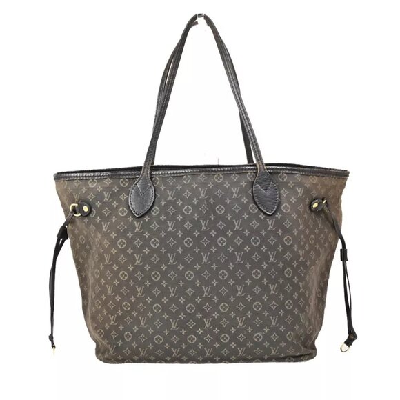 LOUIS VUITTON Neverfull MM Monogram Mini Lin Tote Bag Canvas BN M40513 89SH714 - Picture 3 of 16